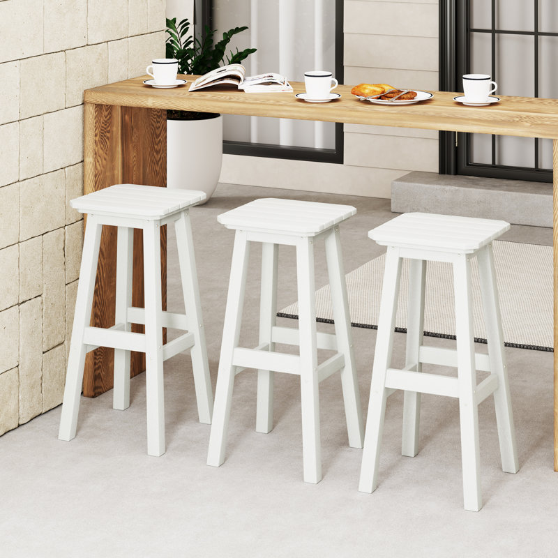 Tabouret de bar 29 po Laguna, Blanc