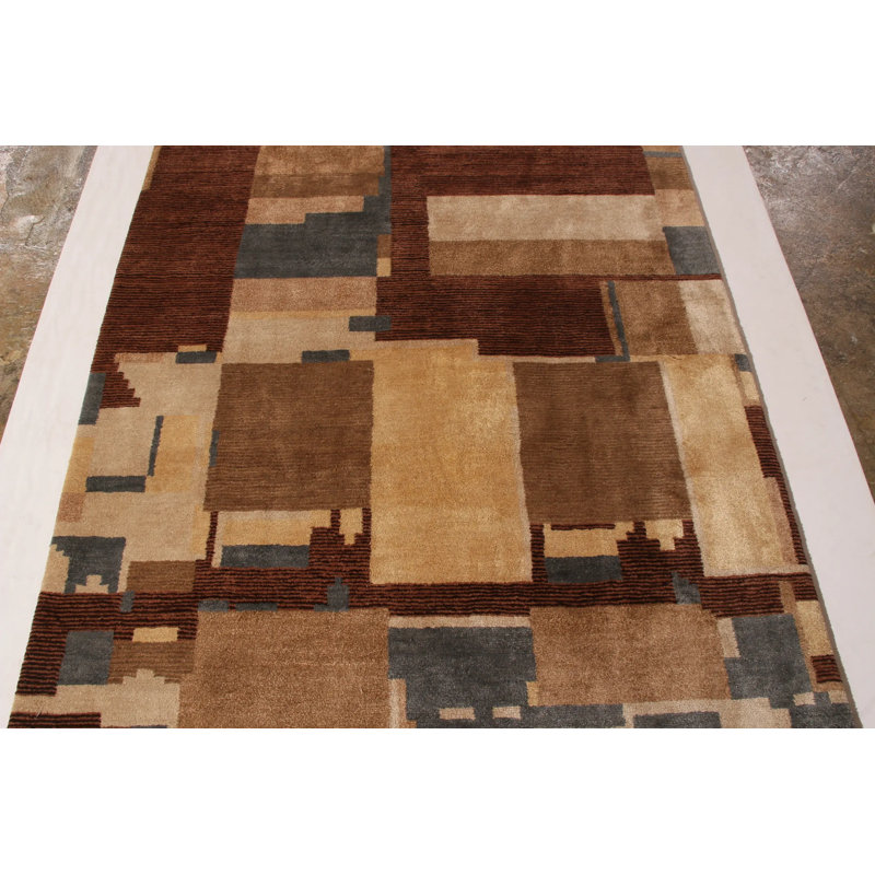 One-of-a-Kind 4' X 6' Hand Knotted Area Rug