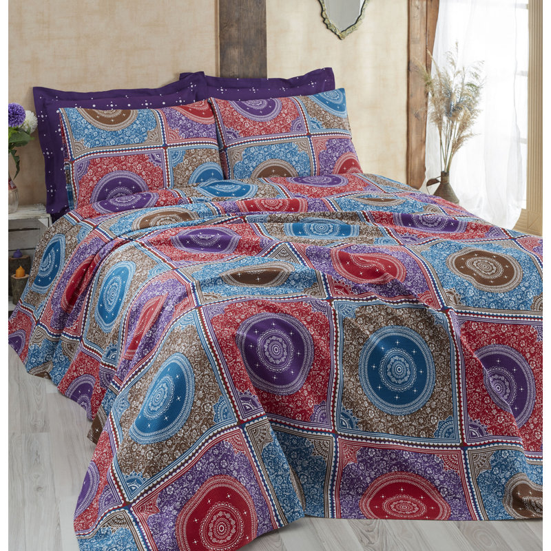 100% Cotton Geometric Sheet Set