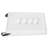 Plastic Rolling Laundry Hamper with Handles