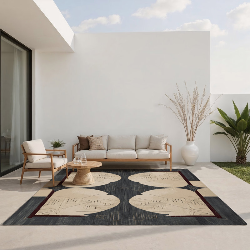 Tapis intérieur et extérieur Eernal Weave, Rectangle 1 pi 6 po x 2 pi 6 po