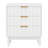 3 Drawer Dresser With Fluted Panel Design-281840830