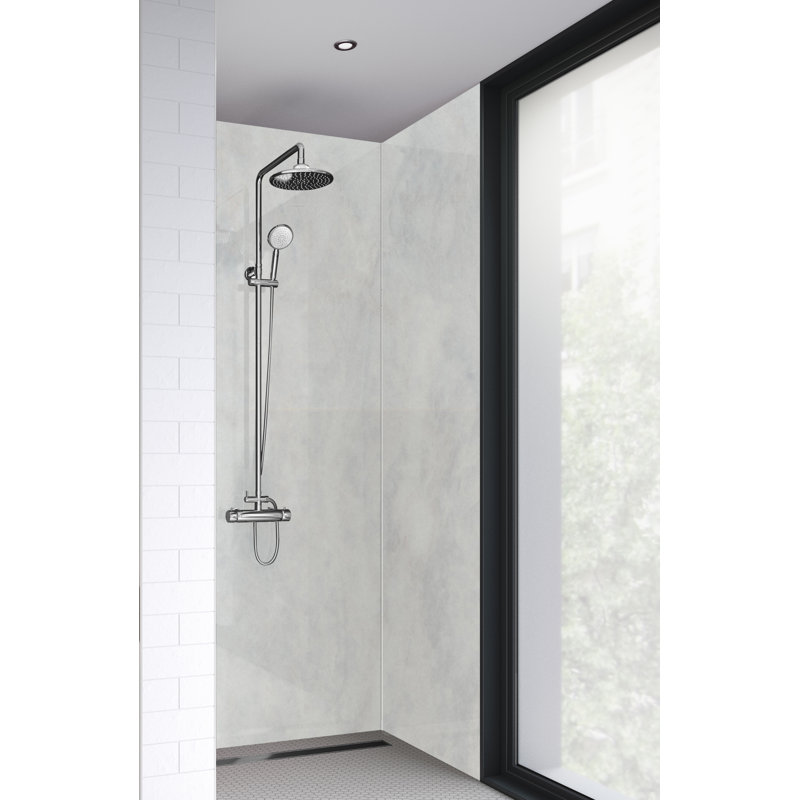 120mm W x 242mm H Decorative Wall Panel with Glass