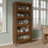 Renwick 71.26'' H 5-Tier Wood Bookcase with Glass Doors-2091411955