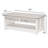 Islamorada - Coffee Table - Dapple Grey and Blanc Finish
