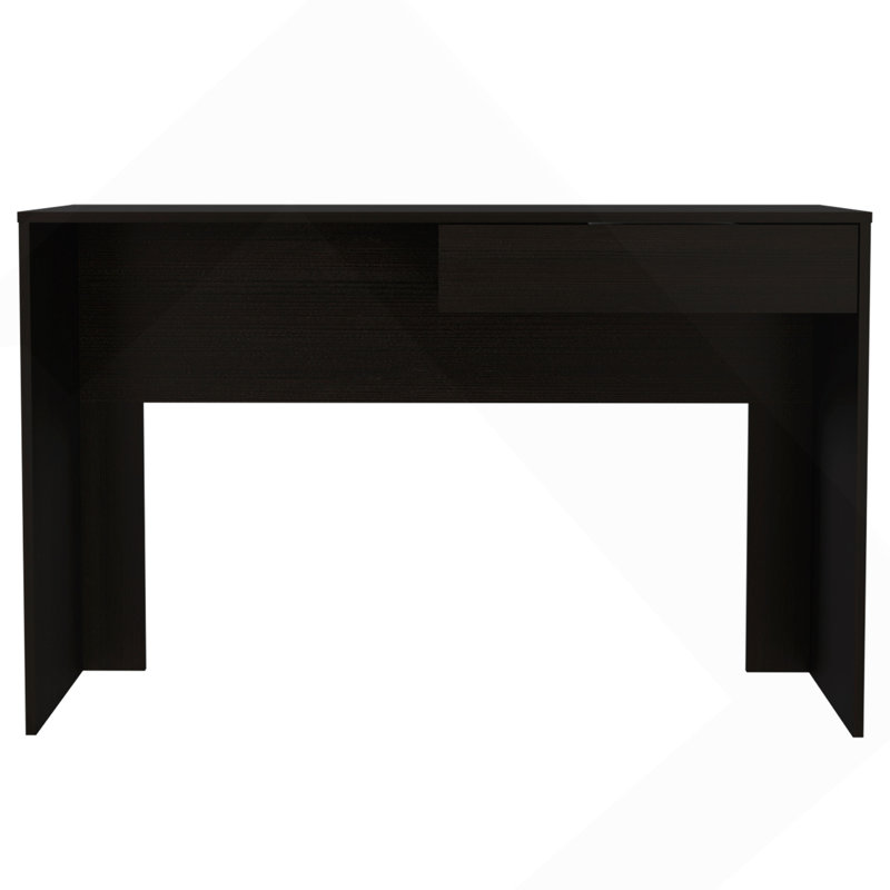 Black 1-Drawer Computer Desk