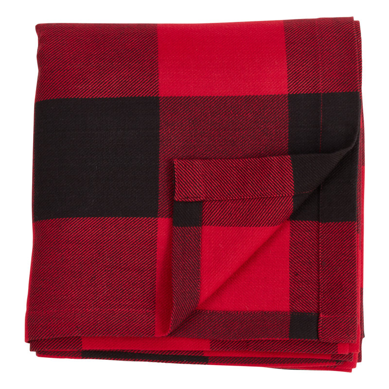 Murrieta 100% Cotton Room Darkening Curtain Single Panel, 54" W x 84" L, Red