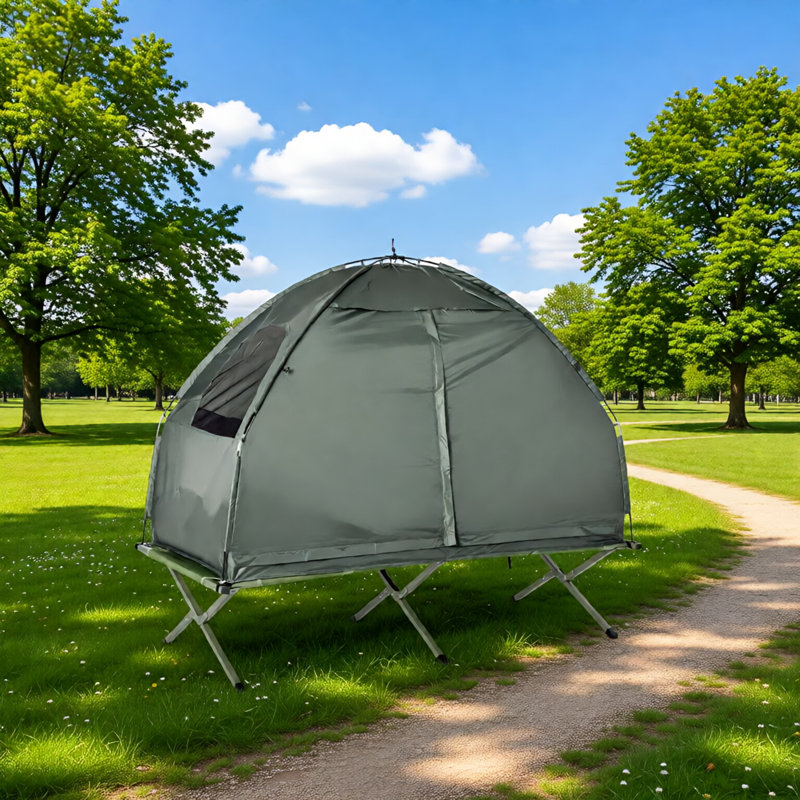 Lit de camping pliant tout-en-un pour adultes, lit de camp simple portatif