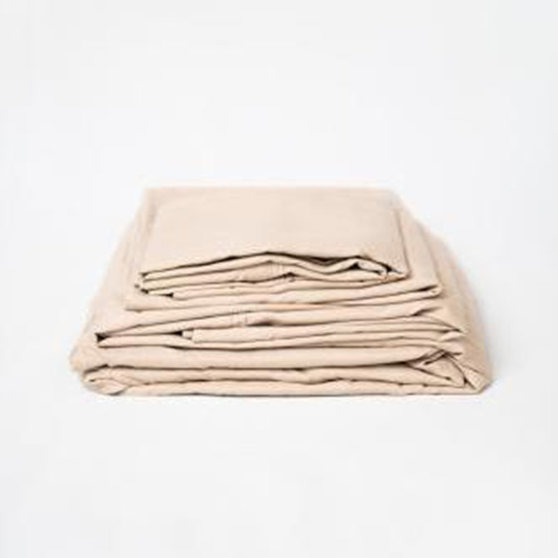 soft and skin-friendly 5-Piece Rayon From Bamboo Sheet Set, Queen Sheet Set, Khaki