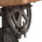 Hackett Adjustable Solid Wood Top Metal Base Drafting Table