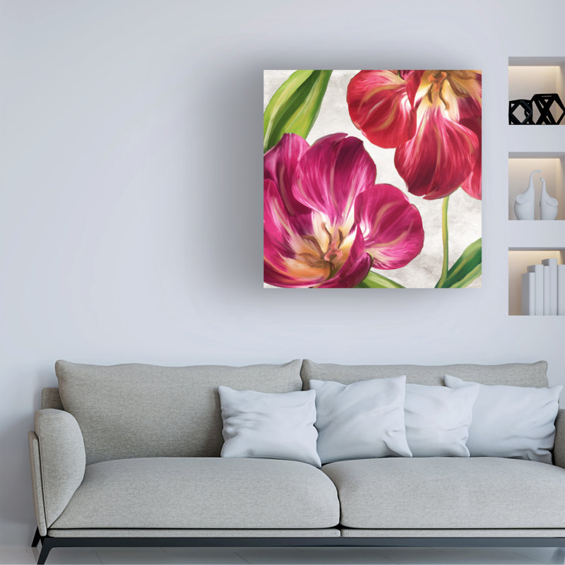Art sur toile, "Bachelor Sasha Open Arms I", H 14 po x l 14 po
