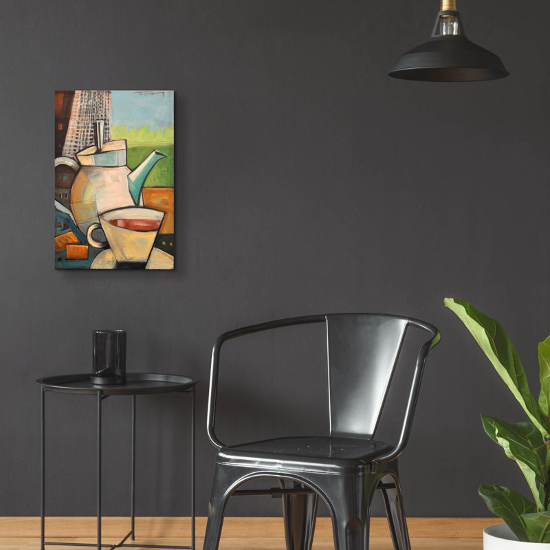 «Tea Time» par Tim Nyberg, H 24 po x l 16 po x P 0,2 po