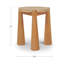 Pax Outdoor Teak Side Table