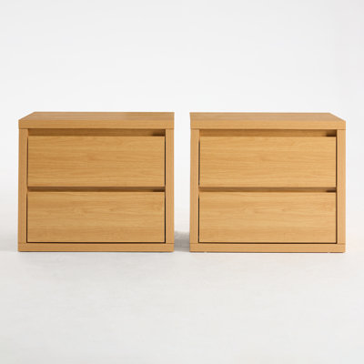 Fere 27'' W 2-Drawer Nightstand (Set Of 2)
