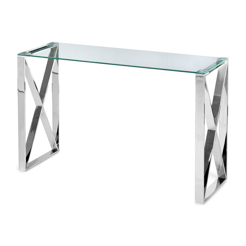 Cochrane 120cm Glass Top Console Table
