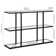 Challen 42'' Glass Top Console Table