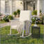 Chaise berçante en acacia