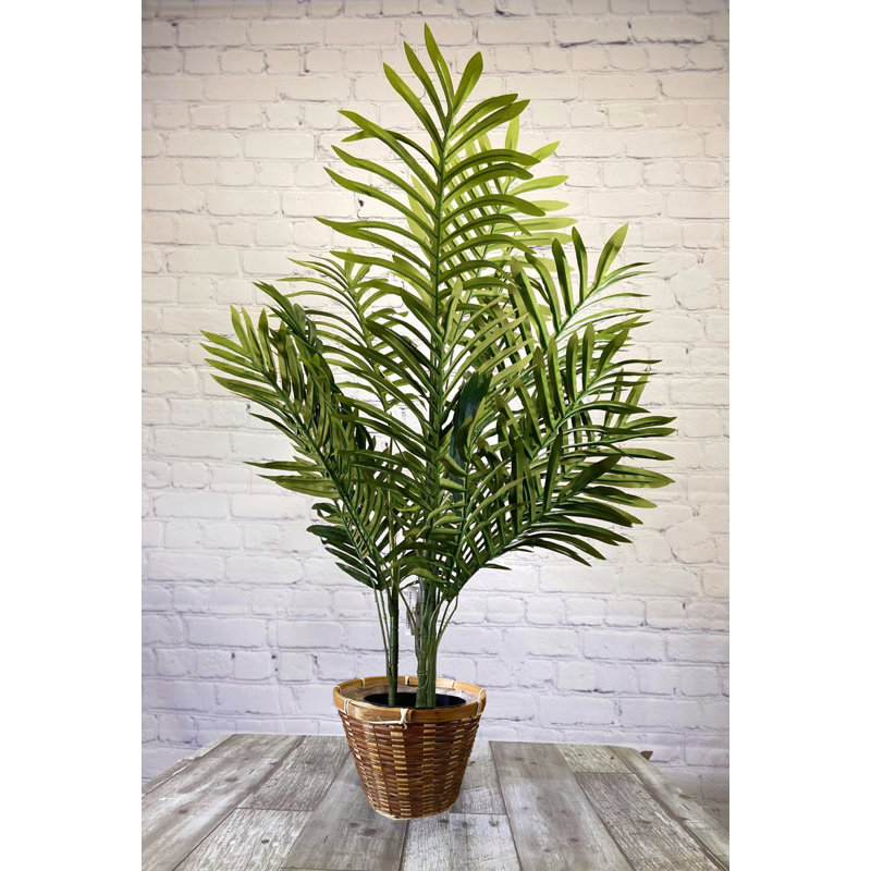 36'' Faux Palm Tree in Basket, 2