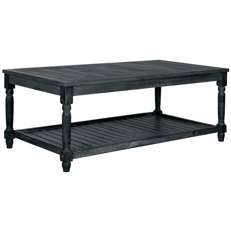Table basse avec rangement Fuller, Gris ardoise foncé