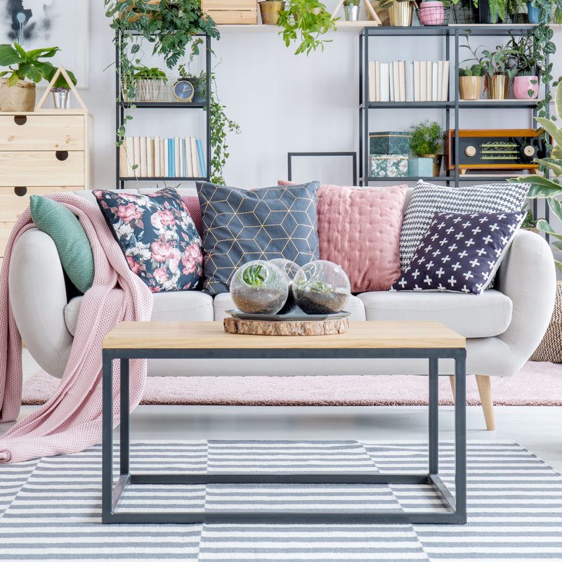 Jamess Frame Coffee Table, 40 H x 90 L x 40 D