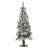 3 Foot Pre Lit Lightly Flocked Alpine Tree-61058067