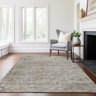 Tapis gris lavable à la machine de qualité supérieure Andreau AMF92