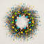 24 po Couronne de brindille artificielle