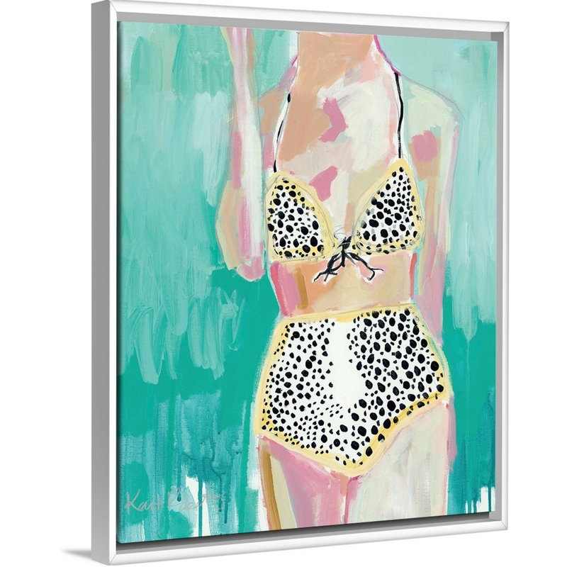 « Bumblebees » par Kait Roberts-impression sur toile, Toile blanche encadrée, H 16 po x l 13 po x P 1,75 po