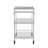 3-Tier Utility Cart Rolling Cart on Wheels 30"x18"x32.4" 661 LBS 6 Hooks