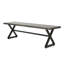 Banc d'extérieur en aluminium robuste avec structure en acier, parfait pour les sièges de patio durables et attrayants-596134158