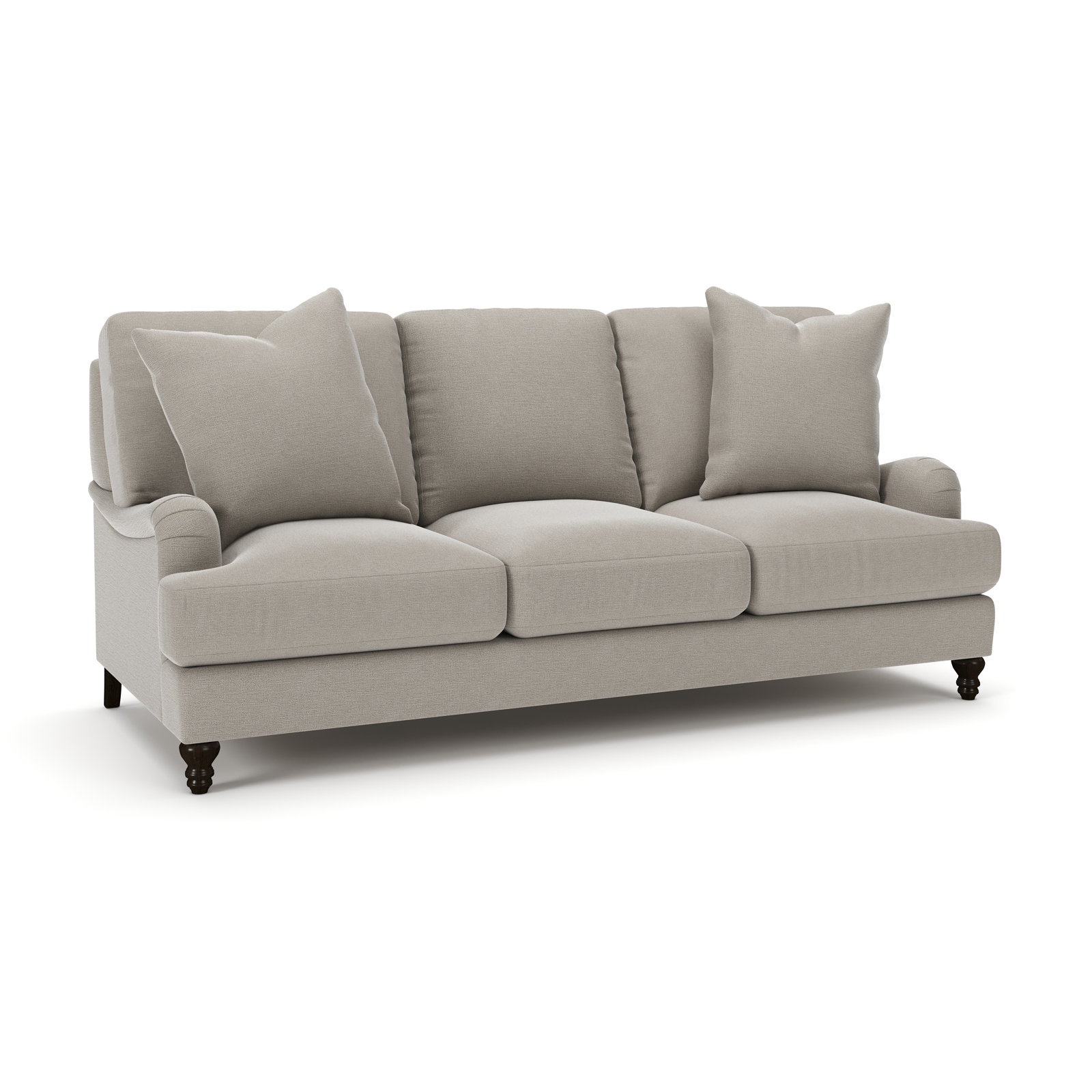 Walters 88'' Sofa, Drusky Linen Sustain® Basketweave