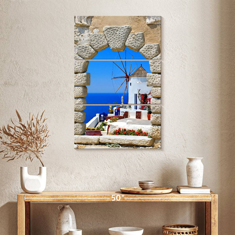 Gillard Window Windmill View, 38" H x 24" W