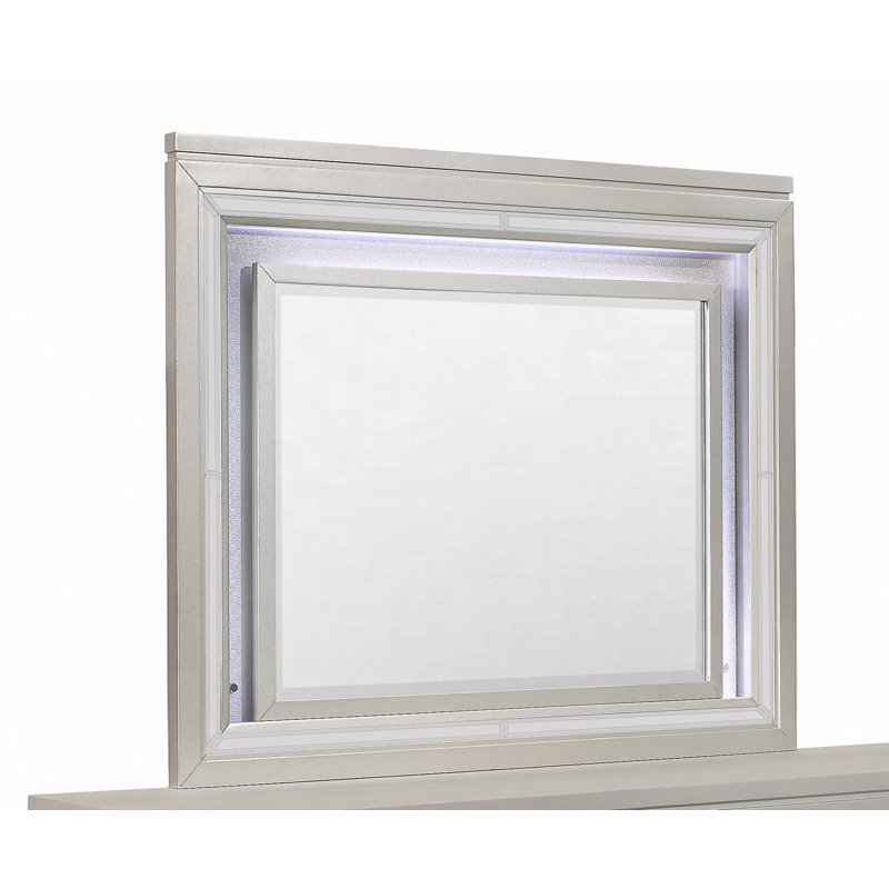 Cross Champagne Mirror With LED