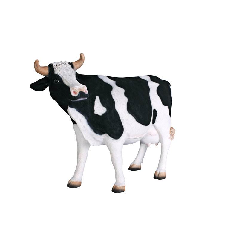 Statue de vache Holstein de grande échelle