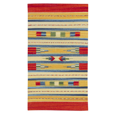 Karson Rectangle Flatweave Kilim Area Rug