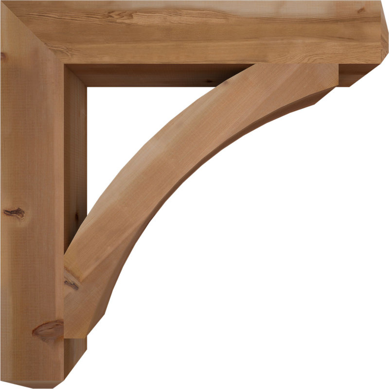 Support l 5 5 1/2 po x P 38 po x H 38 po Thorton Craftsman, cèdre rouge de l'Ouest, H 38 po x l 6 po x P 38 po