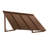 Awntech Houstonian Standing Seam Metal Fixed Awning with Open Sides-28213106-28213362-126123790