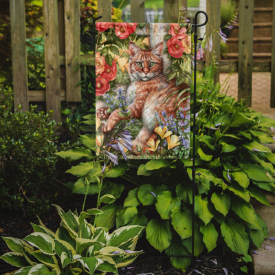 Double Sided Polyester Animal Garden Flag