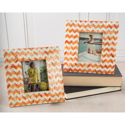 Khari Orange Single Picture Frame