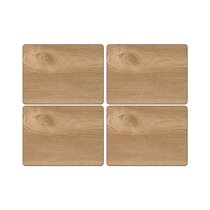 Solid Oak Placemats Set of 2, Handmade in London, Wood Placemats, Wooden  Placemats, Housewarming Gift 