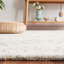 Tapis géométrique en laine touffeté à la main Cheryal-350202676