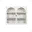 Armoire murale moderne à deux portes en verre avec rangement à trois niveaux-105708265-105708266