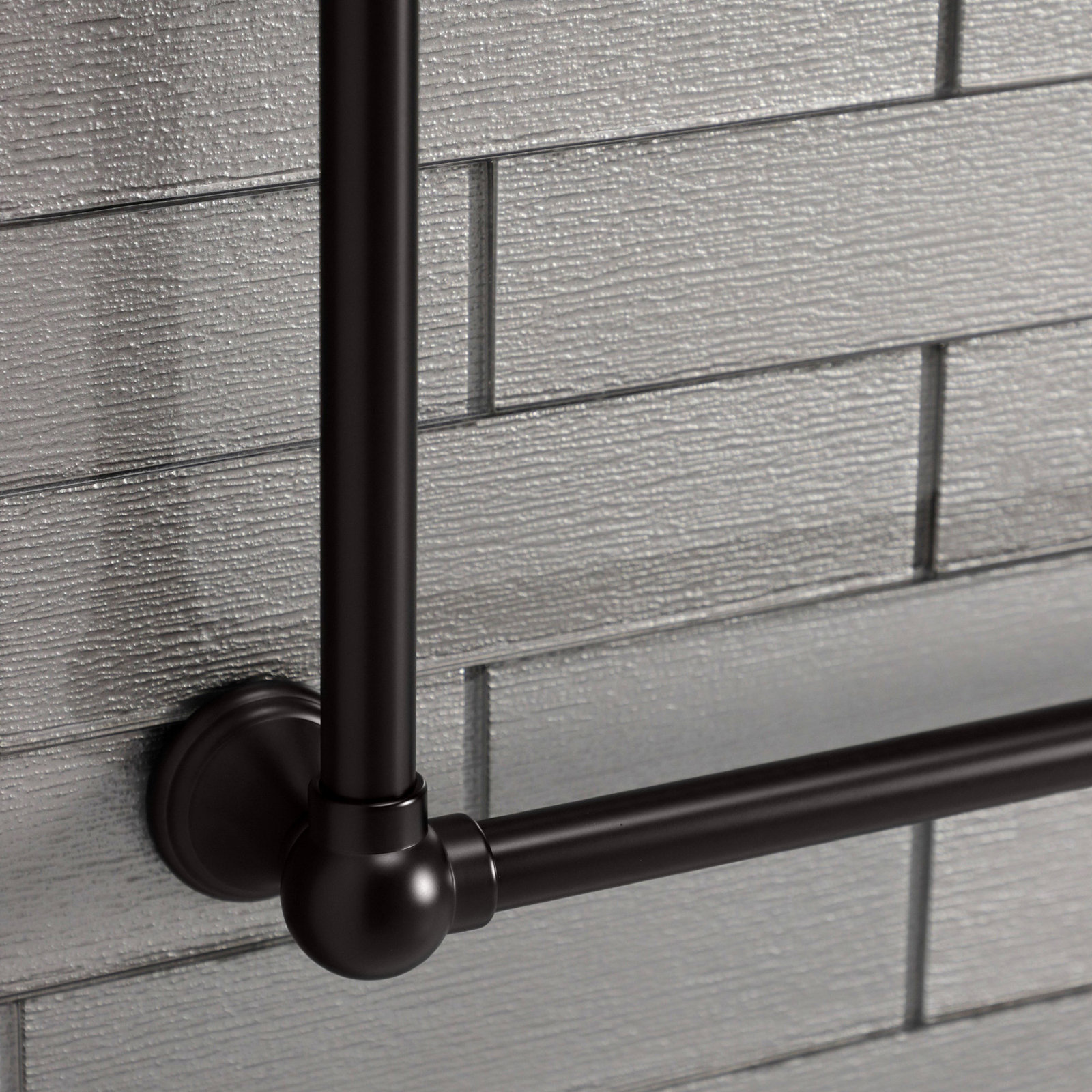 Maximilien 24" Wall Mounted 3-Bar Towel Rack, Oil Rubbed Bronze