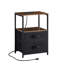 Table d'appoint en bois rustique