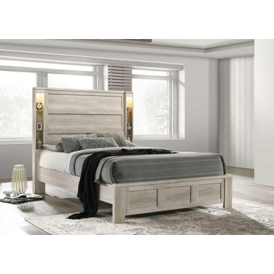 Antique White King Bed