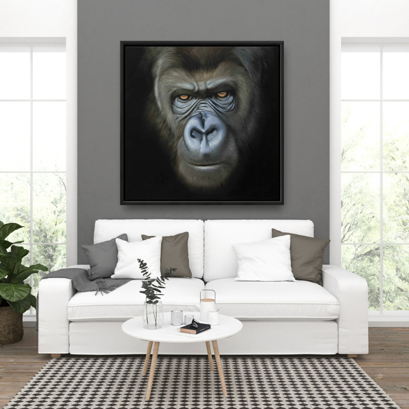 " Gorilla Face ", 36" H x 36" W