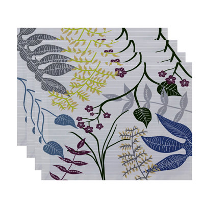 Slezak Polyester Floral Rectangle Placemat