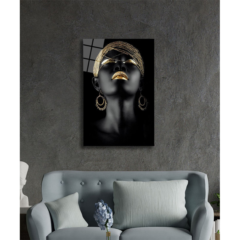 Elegant Decorative Tempered Glass Painting, 27.6 x 43.3 inches | 100% Tempered Glass, Thickness: 0.16 inches | Stunning Home Décor for Living Room, Office, or Gallery | Unique Art Piece, Durable and Stylish