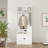 Ashya 27.7 " Wide Hall Tree with Drawers and Shoe Storage