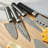BergHOFF DiNA Codon 5pc Stainless Steel Santoku Set
